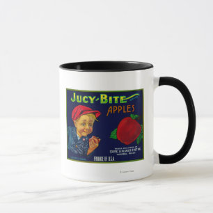 Caneca Jucy Bite Apple Crate LabelYakima, WA