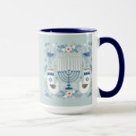 Caneca Judaica - Chanukah Mugs - Software - Feriados<br><div class="desc">Feriados Judeus - Chanukah - Presentes de Férias - Hanukah - Mugs de Café - Design de Cozinha - Tradição - Festival das Luzes</div>