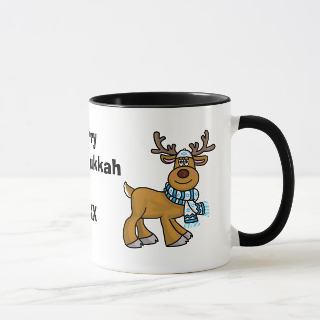 Caneca Judeu e Gentile Reindeer Chrismukkah Mug (Direita)