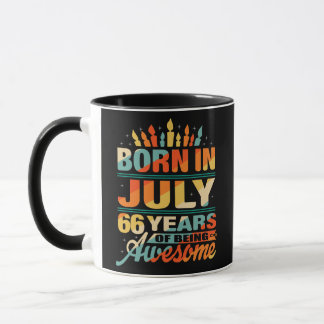 Caneca Julho de 1956 66 anos 66 anos Sessenta e 6º aniver