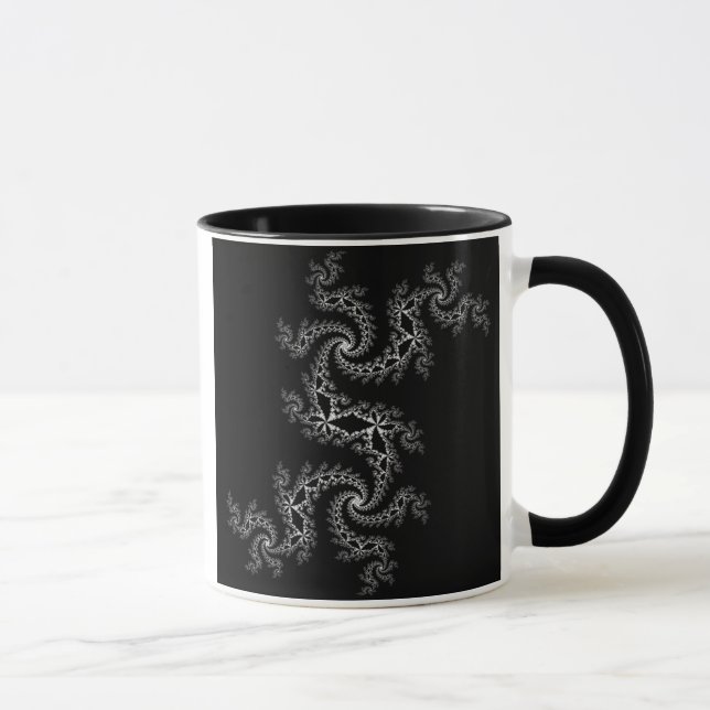 Caneca Julia Preto e Branco 300488 (Direita)