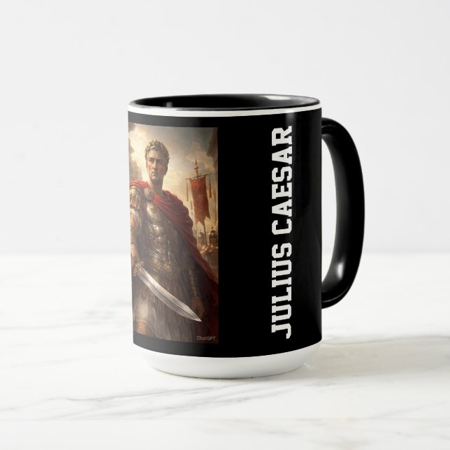 Caneca Julius Caesar black (Frente Esquerda)