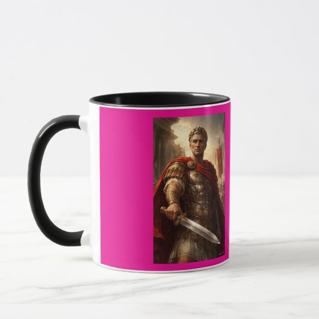 Caneca Julius Caesar rosa (Esquerda)