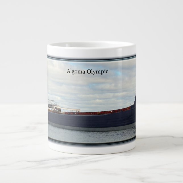 Caneca jumbo de Olimpiadas de Algoma (Frente)