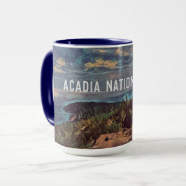 Caneca Jumbo Personalizável do Parque Nacional Acadia Sky