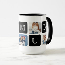 Caneca Jumbo "♥ Você Mamãe" 5-Fotos Moderna 425g