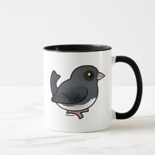 Caneca Junco de olhos escuros (de cor ardente)