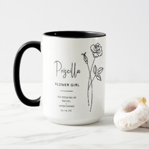 Caneca June Flower Girl Rosa Nascimento Flor