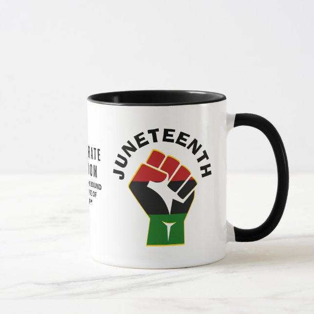 Caneca JUNETEENTH: Personalidade Celebra a Liberdade (Direita)