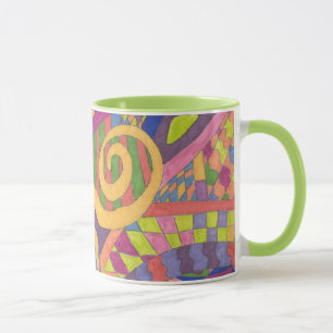 Caneca "Jungle Stripes 2" Abstrato Art