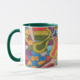 Caneca "Jungle Stripes I" Abstrato Art