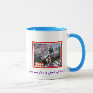Caneca Junte-se me para um ponto do chá?