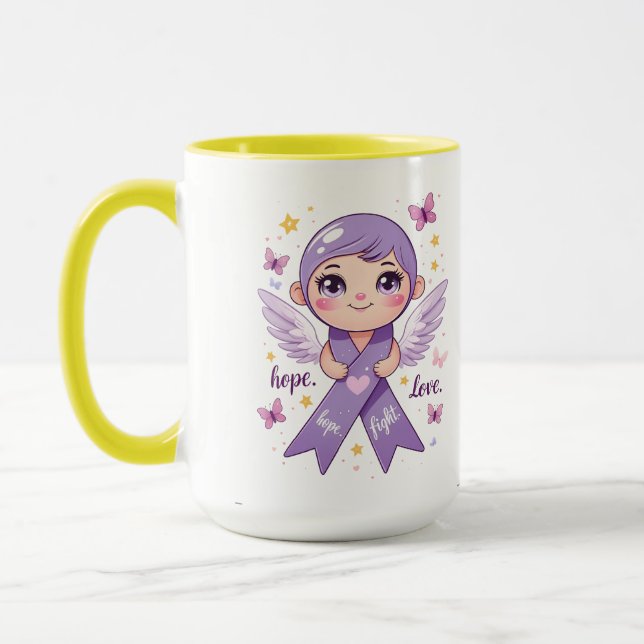 Caneca Juntos para uma Cura (Esquerda)