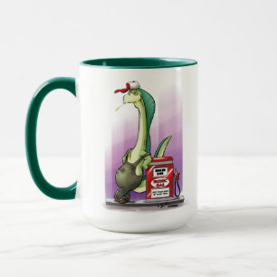 Caneca JÚPULO DO DINOSSAUR IRONIC por Jeff Willis Art