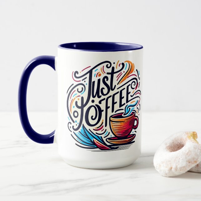 Caneca Just Coffee (Com Donut)