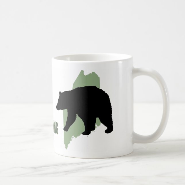 Caneca justa da caça do urso (Direita)