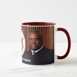 Caneca Justiça Clarence Thomas - corte suprema dos E.U.