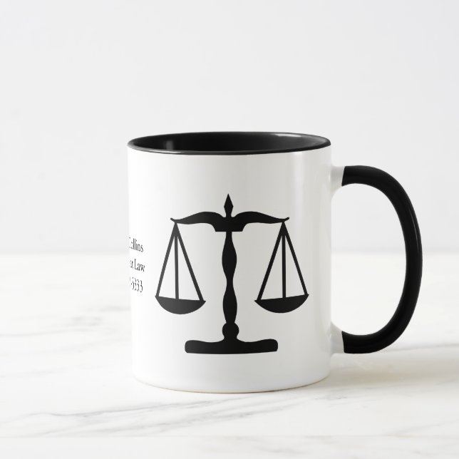 Caneca Justiça escala o preto do ~ (Direita)