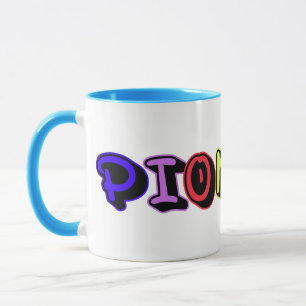 Caneca JW Pioneer Spray Paint Letters Envolvem Mug