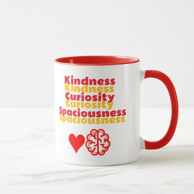 Caneca K C S - Kindness Curiosity Spaciousness (Direita)