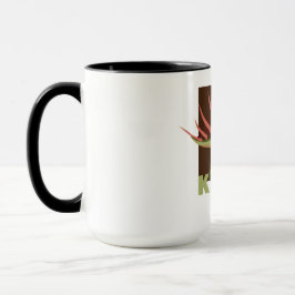 Caneca K como Kentrosaurus Mug
