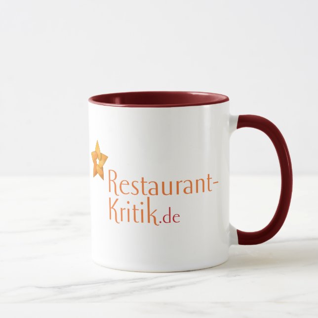 Caneca Kaffeebecher von Restaurant-Kritik.de (Direita)