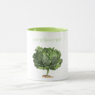 Caneca Kale Herbivore Vegan Vegetarian