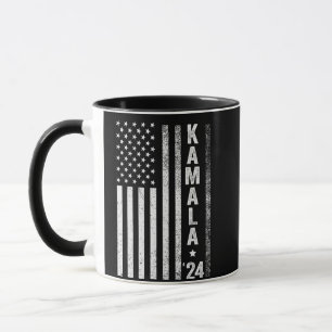 Caneca Kamala American Flag Presidente Election USA