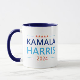 Caneca Kamala Harris 2024 para o Presidente