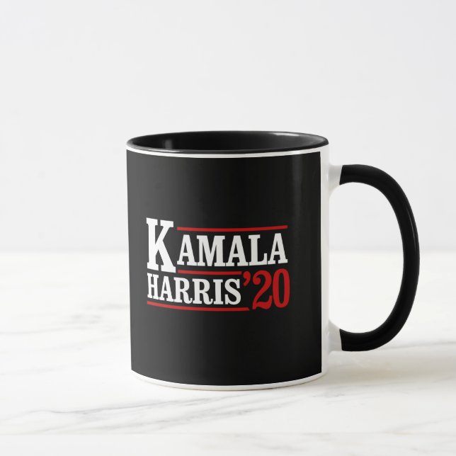 Caneca Kamala Harris para o presidente em 2020 - branco - (Direita)