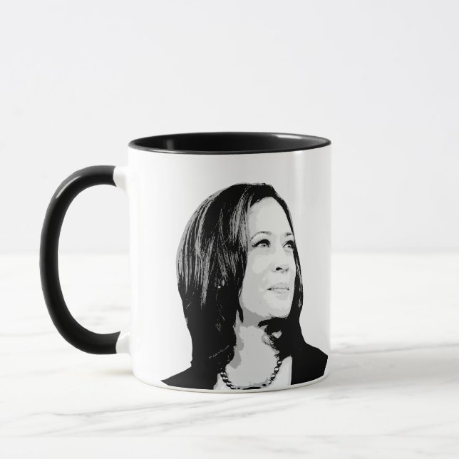 Caneca Kamala Harris Portrait (Esquerda)