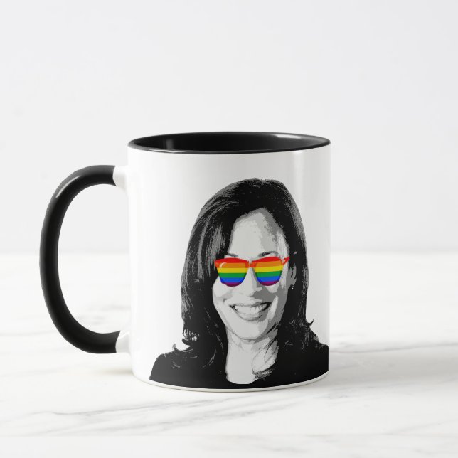 Caneca Kamala Harris Pride (Esquerda)