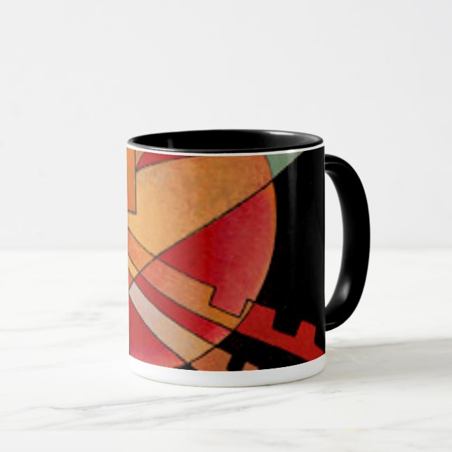 Caneca Kandinsky - Abstract Interpretation (Frente Esquerda)