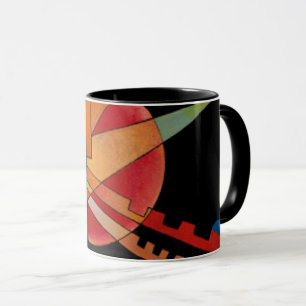 Caneca Kandinsky - Abstrato Interpretação