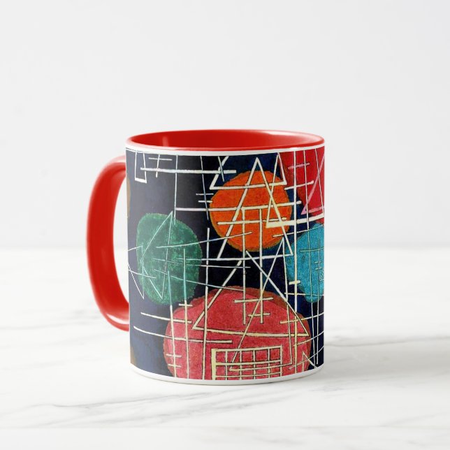 Caneca Kandinsky - Brilho Véu (Frente Esquerda)