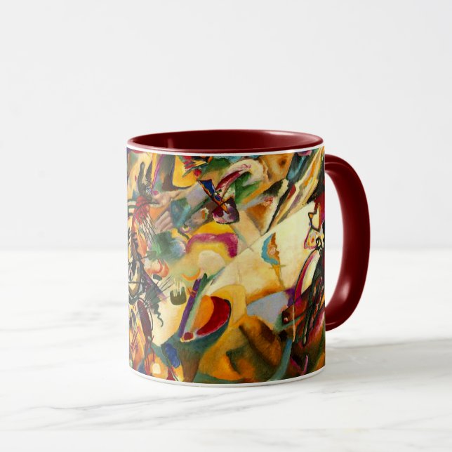 Caneca Kandinsky - Composition VII (Frente Esquerda)