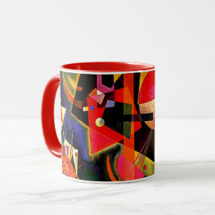 Caneca Kandinsky - Em Azul, famosa trabalho de arte