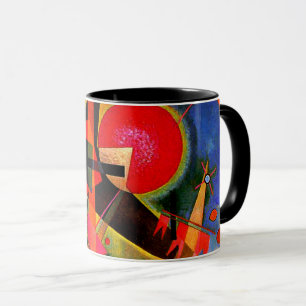 Caneca Kandinsky - Em Azul, obra de arte famosa
