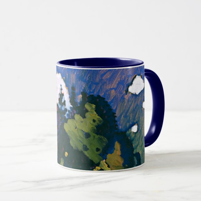 Caneca Kandinsky - Estudo para Paisagem com Torre (Frente Esquerda)