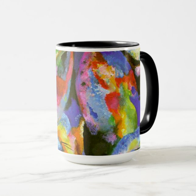 Caneca Kandinsky - Flood Improvisation, Deluge, (Frente Esquerda)