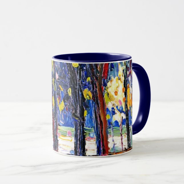 Caneca Kandinsky - No Parque das Ruas. Nuvem - Outono Ii (Frente Esquerda)