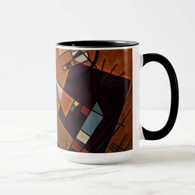 Caneca Kandinsky - Preto e Violeta (Direita)