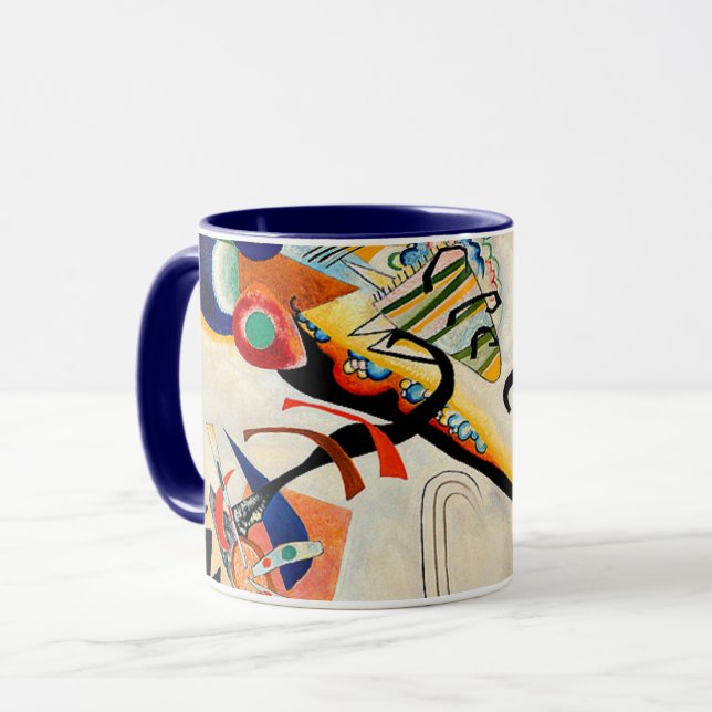 Caneca Kandinsky - Segmento Azul,  (Frente Esquerda)