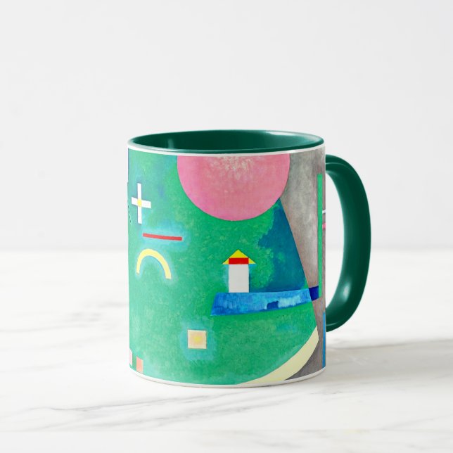 Caneca Kandinsky - Seta para Círculo (Frente Esquerda)