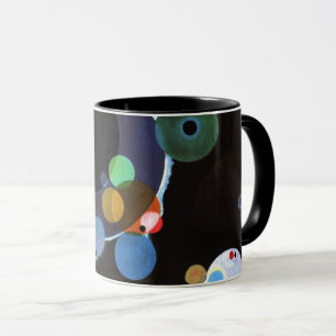 Caneca Kandinsky - Vários Círculos, famosa pintura