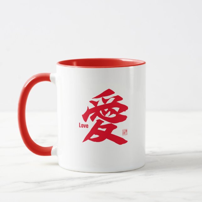 Caneca Kanji - Love- (Esquerda)
