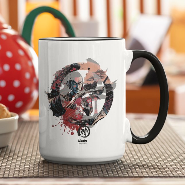 Caneca Kanji Samurai Ronin Mug (Criador carregado)