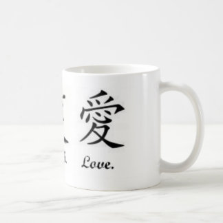 caneca kanji-viva do clássico do amor do riso