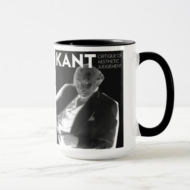 Caneca Kant você tem um bom dia? (Direita)