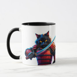 Caneca Kaoru el Gato Samurái – Felino Épico con Katana